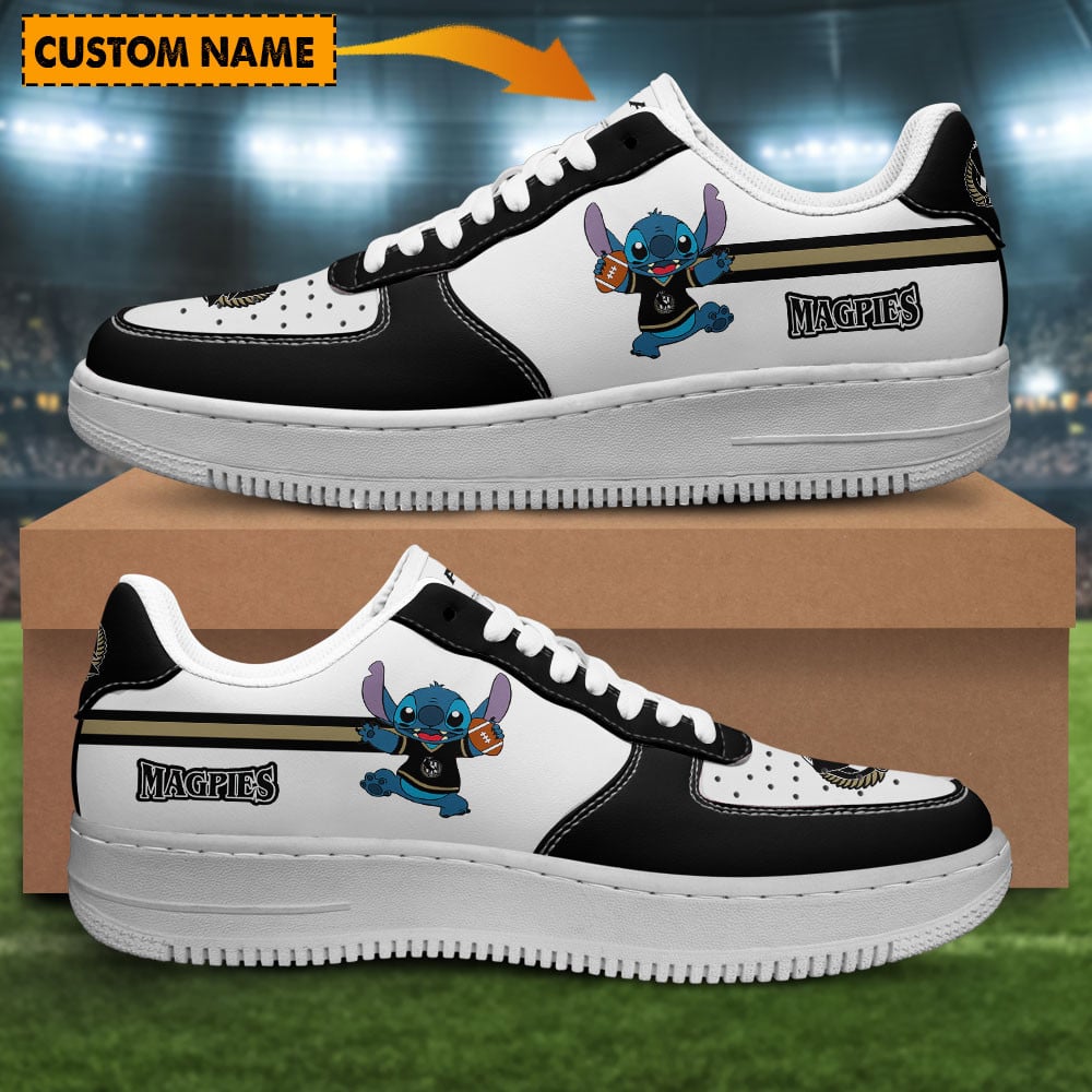 Ideafootwear Hawke's Bay Magpies Air Low-Top Sneakers Shoes For Men And Women 1