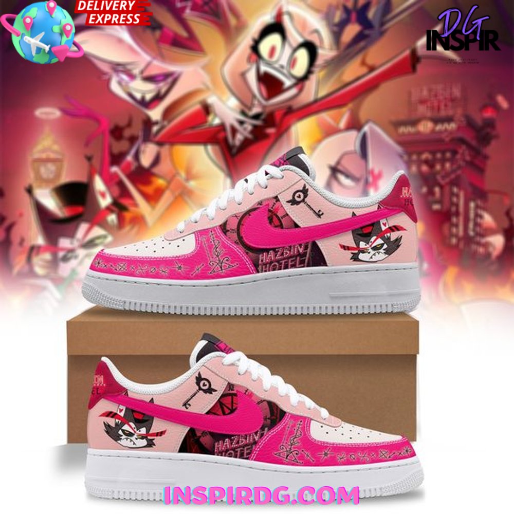 Ideafootwear Hazbin Hotel Air Low-Top Sneakers Shoes For Men And Women 1