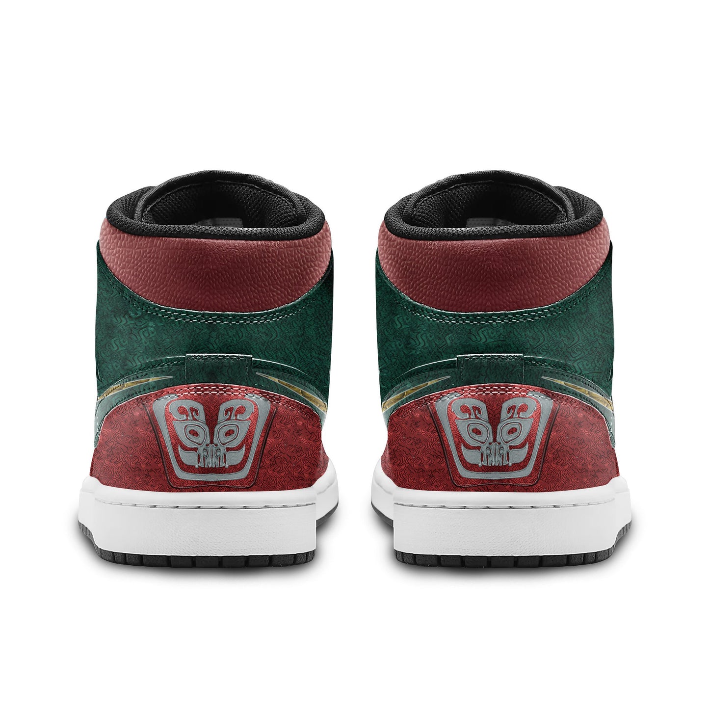 Ideafootwear Hazbin Hotel AJ1 High Sneakers Shoes For Men And Women 6