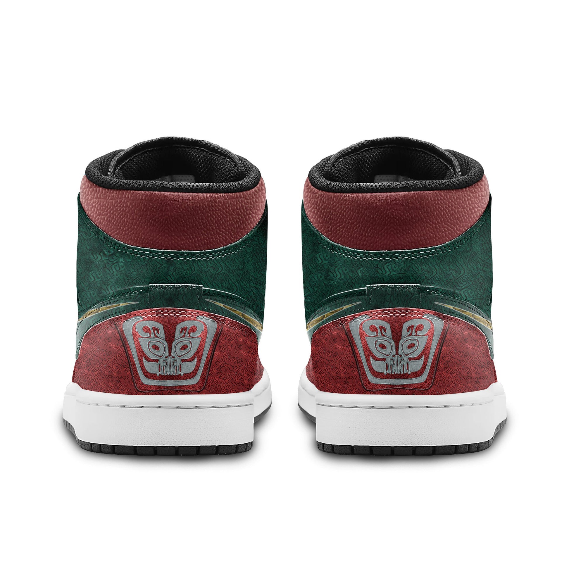 Ideafootwear Hazbin Hotel AJ1 High Sneakers Shoes For Men And Women 6