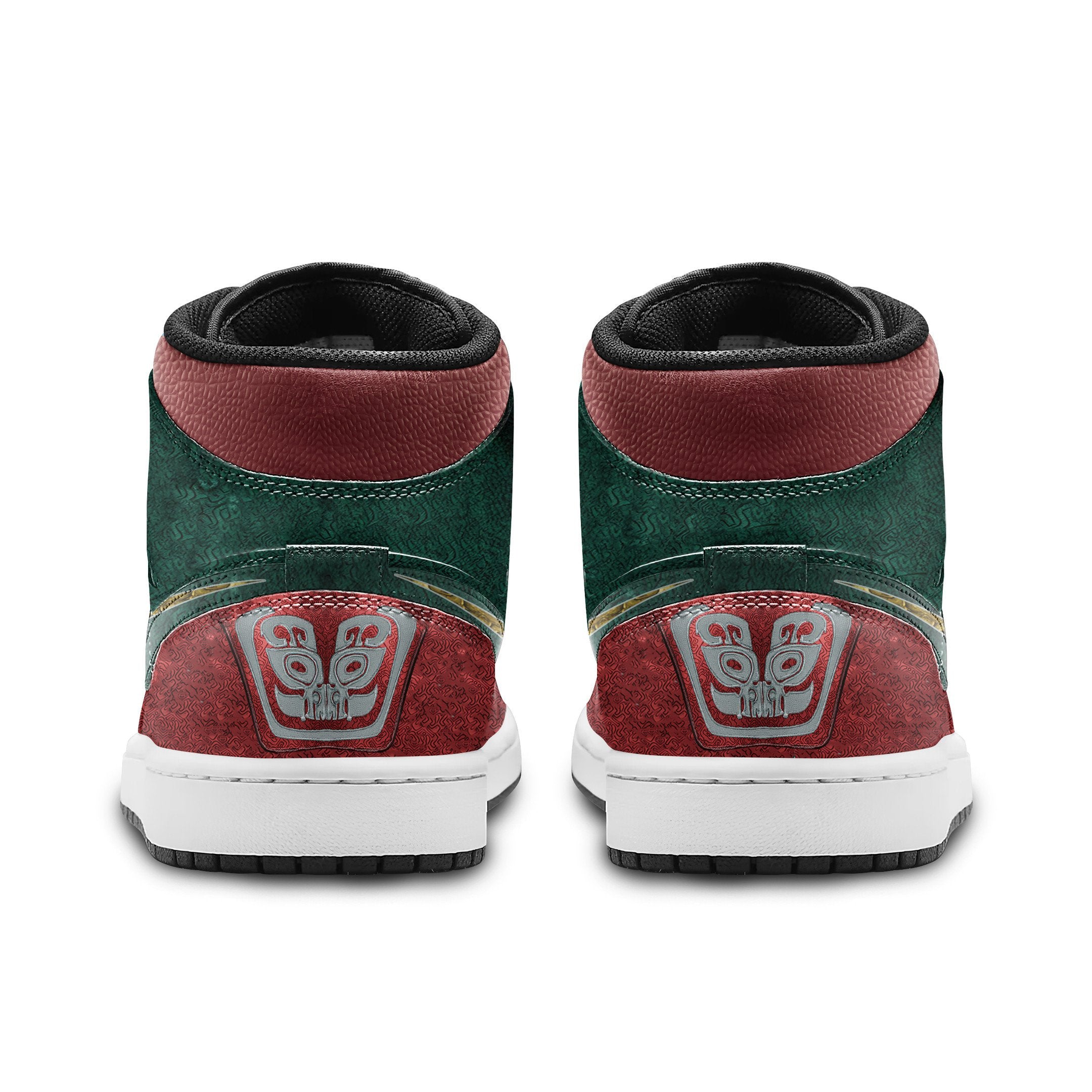 Ideafootwear Hazbin Hotel AJ1 High Sneakers Shoes For Men And Women 6