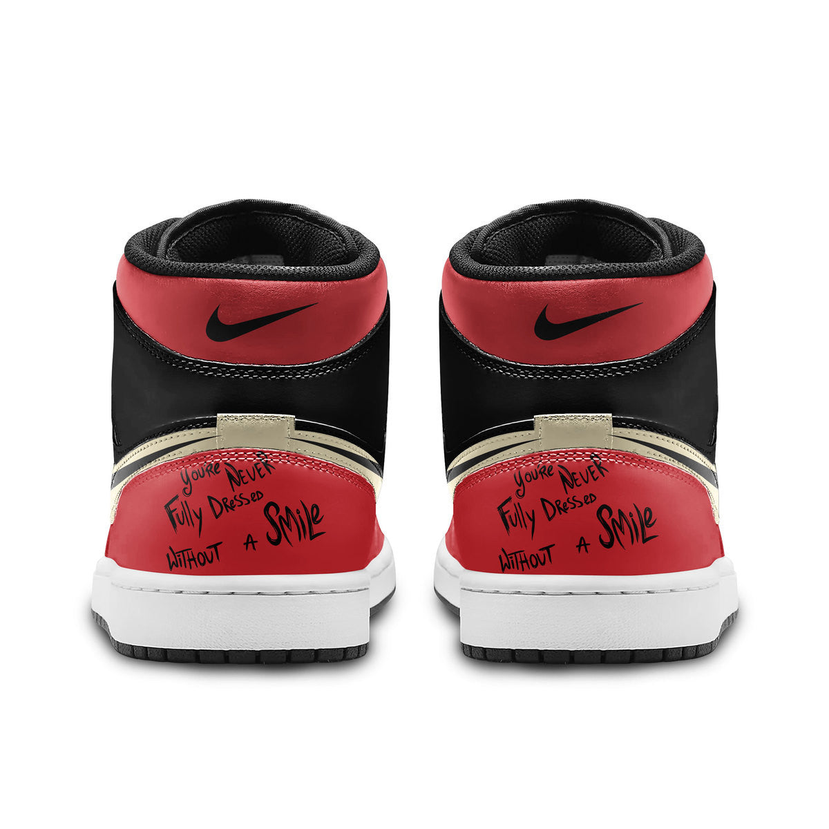 Ideafootwear Hazbin Hotel AJ1 High Sneakers Shoes For Men And Women 9