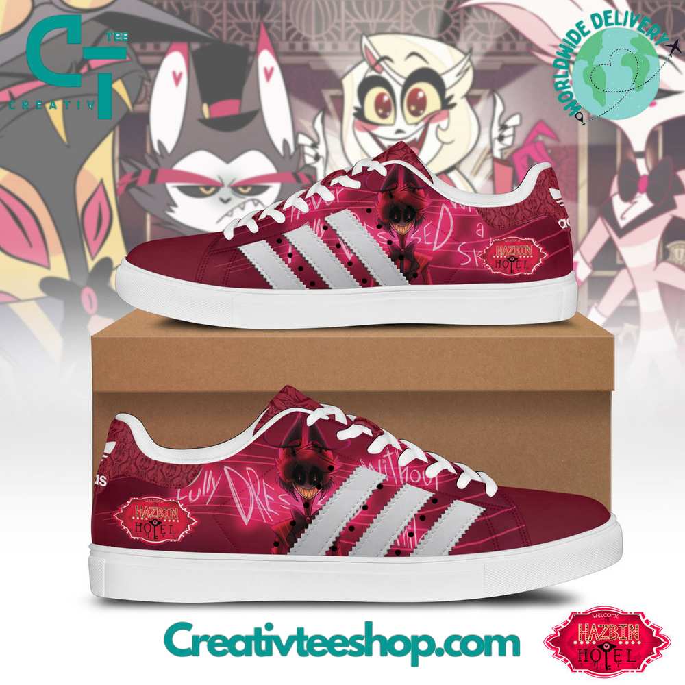 Ideafootwear Hazbin Hotel  Skate Stan Shoes Sneakes For Men And Women 1