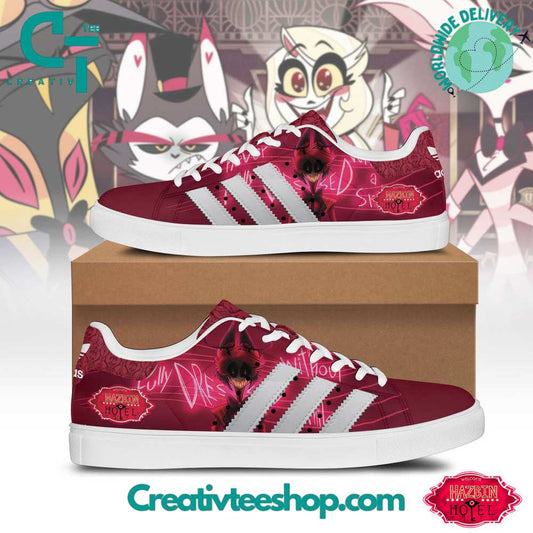 Ideafootwear Hazbin Hotel  Skate Stan Shoes Sneakes For Men And Women 1