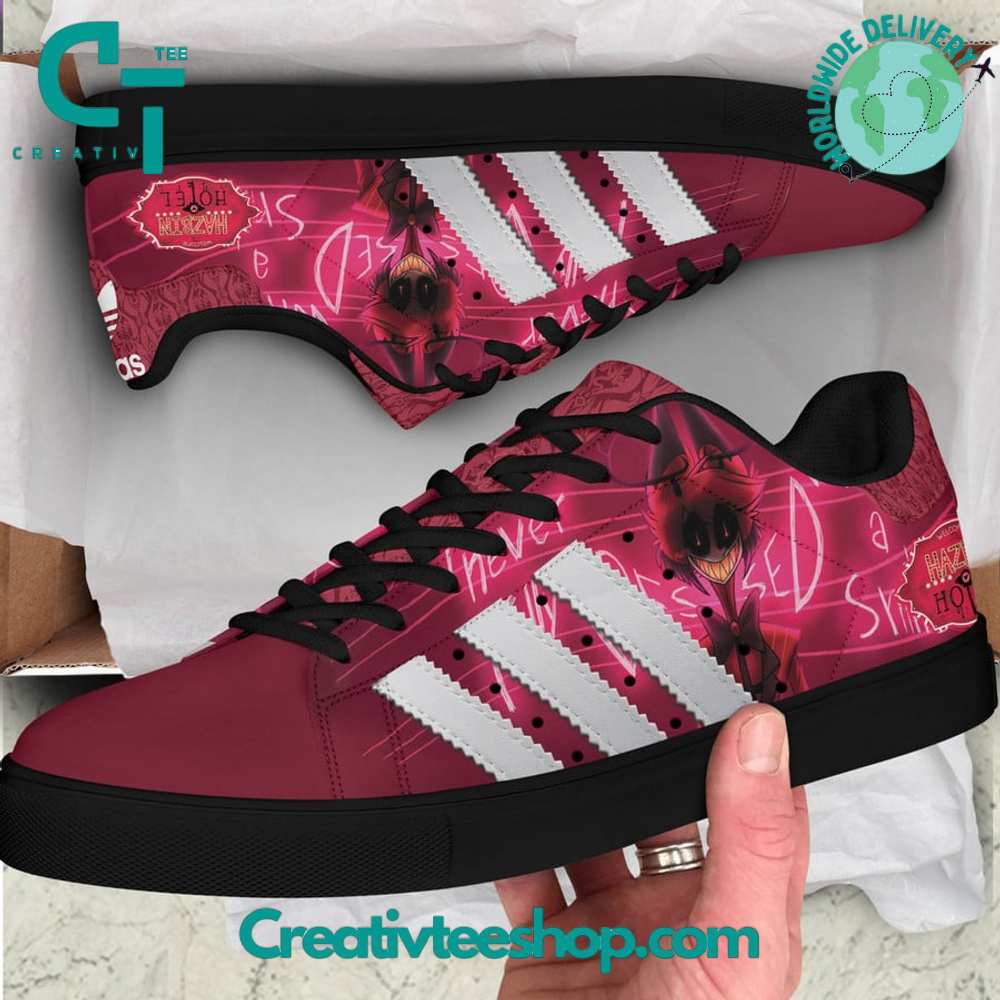 Ideafootwear Hazbin Hotel  Skate Stan Shoes Sneakes For Men And Women 1