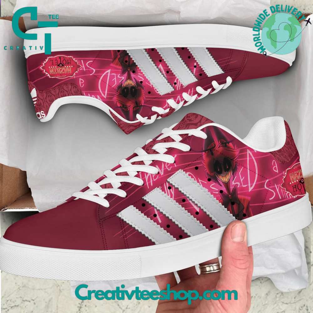 Ideafootwear Hazbin Hotel  Skate Stan Shoes Sneakes For Men And Women 1