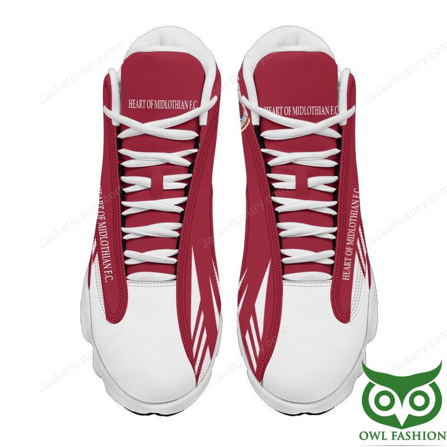 Ideafootwear Heart of Midlothian F.C. AJ13 Sneakers Shoes For Men And Women 2
