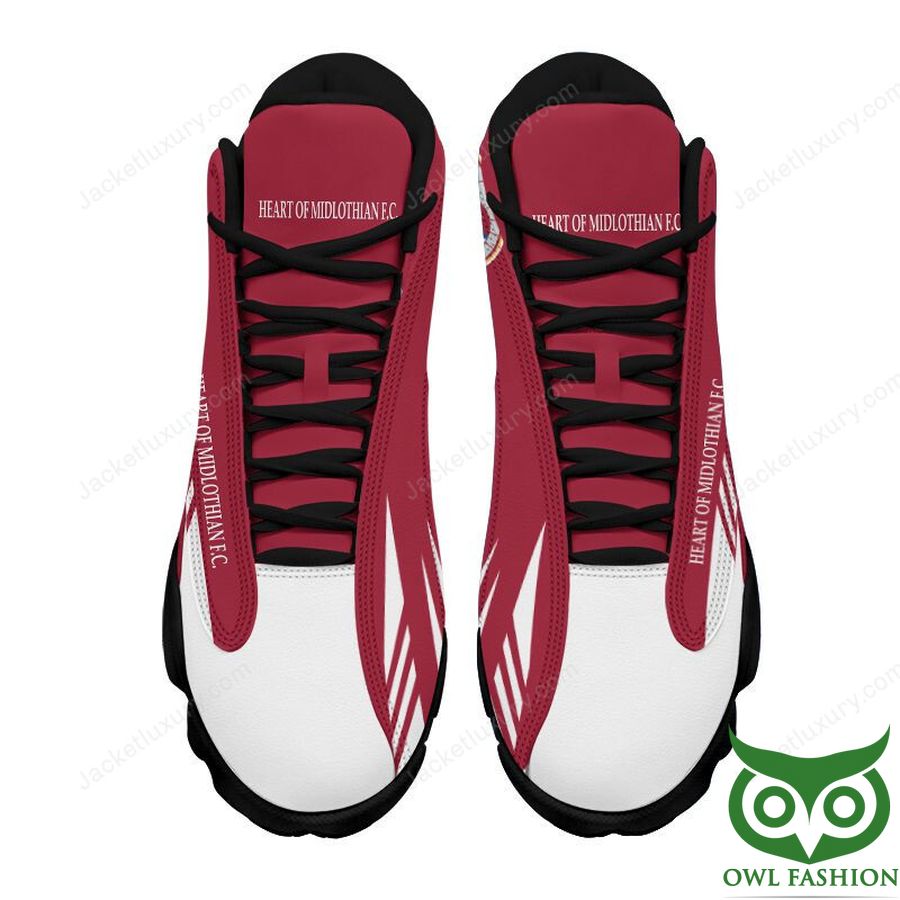 Ideafootwear Heart of Midlothian F.C. AJ13 Sneakers Shoes For Men And Women 1
