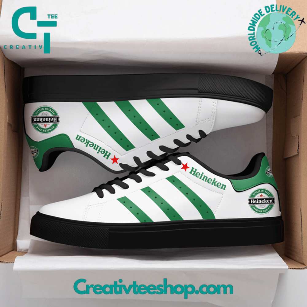 Ideafootwear Heineken  Skate Stan Shoes Sneakes For Men And Women 1