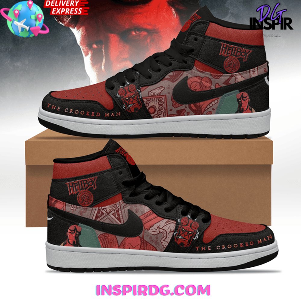 Ideafootwear Hellboy AJ1 High Sneakers Shoes For Men And Women 1