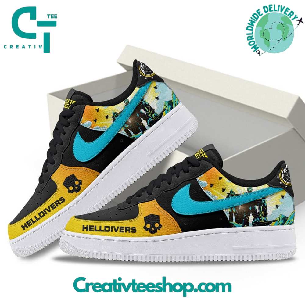 Ideafootwear Helldivers II  Air Low-Top Sneakers Shoes For Men And Women 1