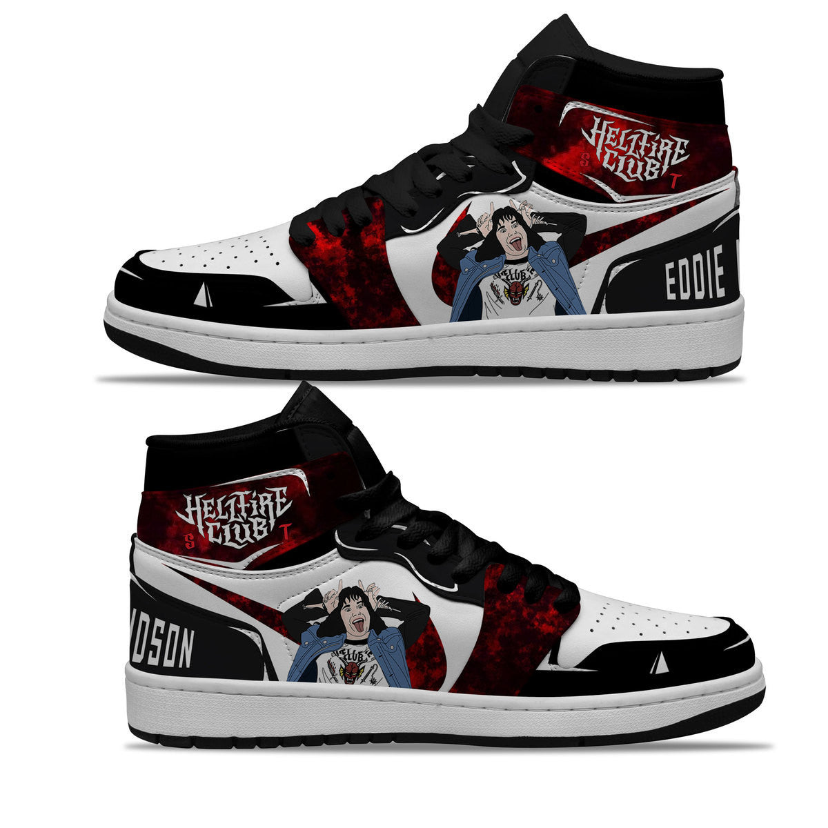Ideafootwear Hellfire Club AJ1 High Sneakers Shoes For Men And Women 1