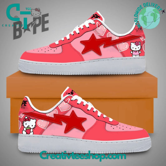 Ideafootwear Hello Kitty Air Low-Top Sneakers Shoes For Men And Women 2