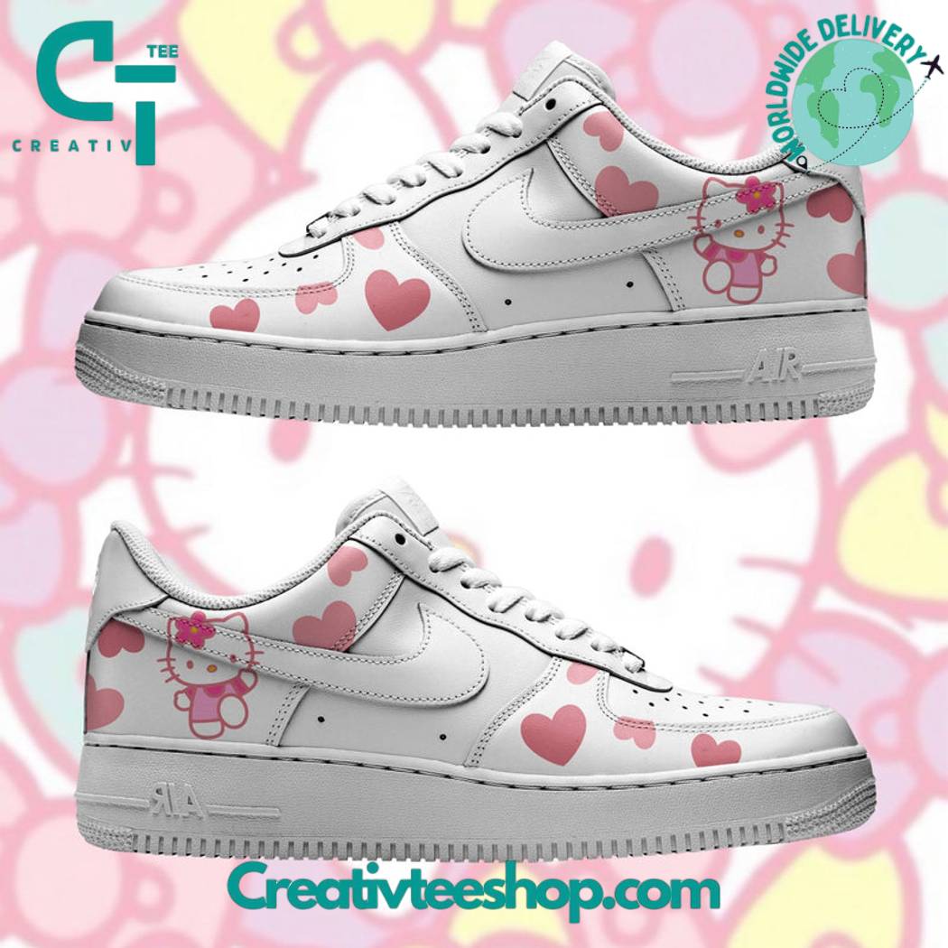 Ideafootwear Hello Kitty Air Low-Top Sneakers Shoes For Men And Women 4
