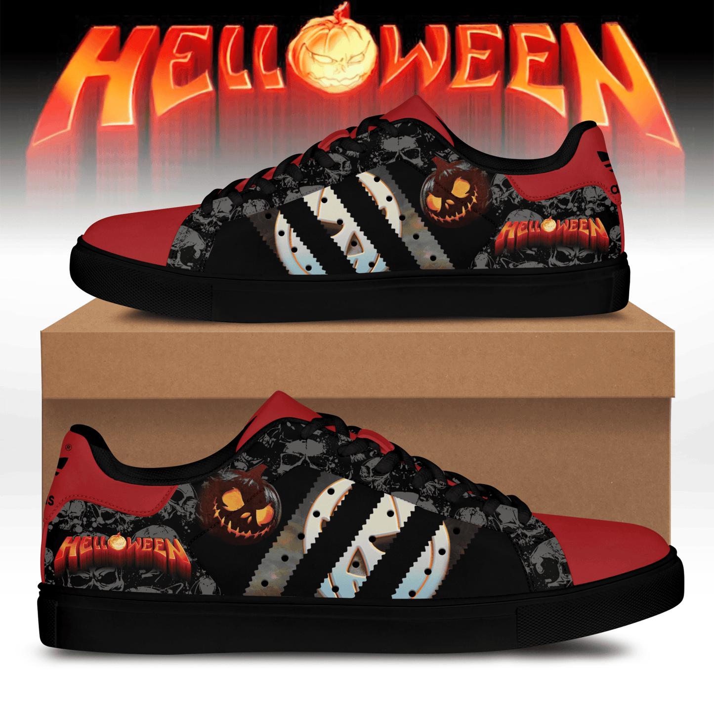Ideafootwear Helloween Skate Stan Shoes Sneakes For Men And Women  1