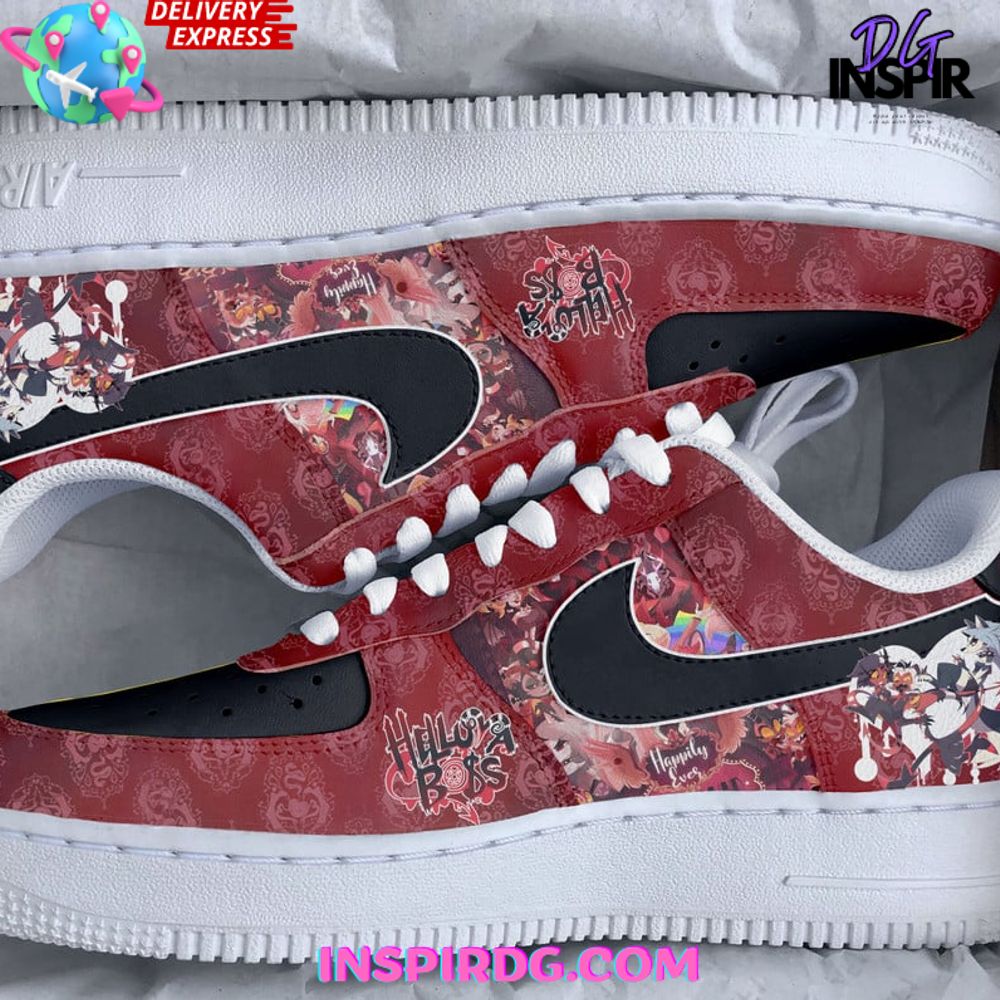 Ideafootwear Helluva Boss Air Low-Top Sneakers Shoes For Men And Women 1