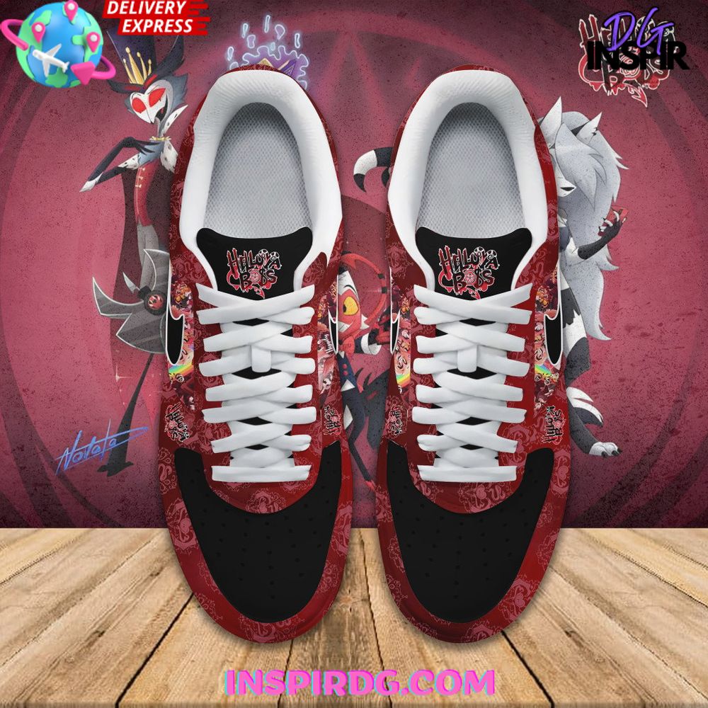 Ideafootwear Helluva Boss Air Low-Top Sneakers Shoes For Men And Women 1