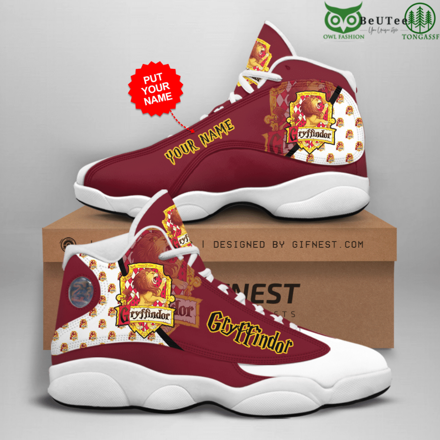 Ideafootwear Hogwarts School Harry Potter AJ13 Sneakers Shoes For Men And Women 1