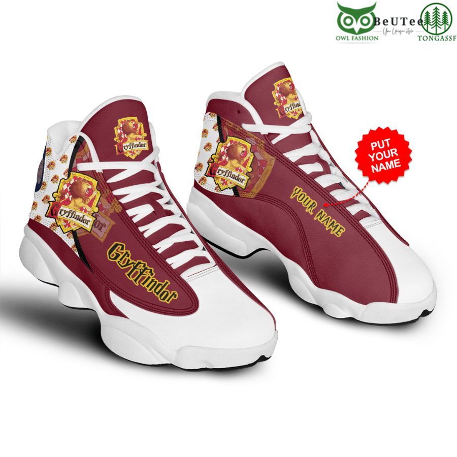 Ideafootwear Hogwarts School Harry Potter AJ13 Sneakers Shoes For Men And Women 1