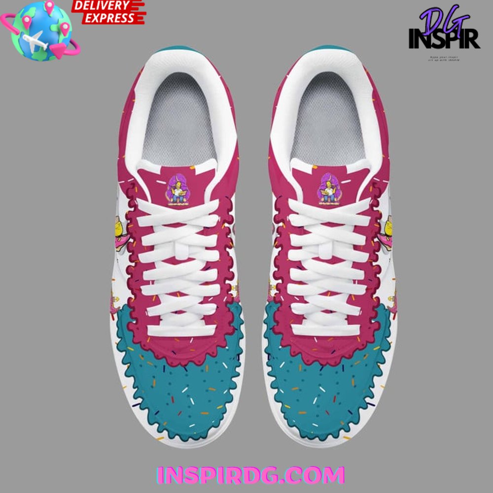 Ideafootwear Homer Simpson Air Low-Top Sneakers Shoes For Men And Women 1