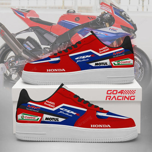 Ideafootwear Honda Factory Racing Air Low-Top Sneakers Shoes For Men And Women 1