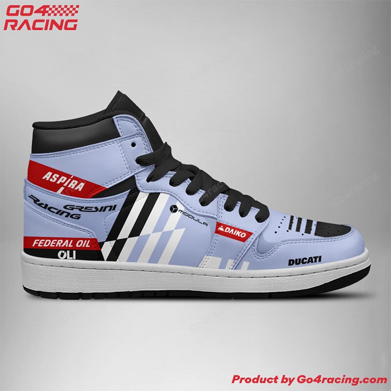 Ideafootwear Honda Factory Racing AJ1 High Sneakers Shoes For Men And Women 1