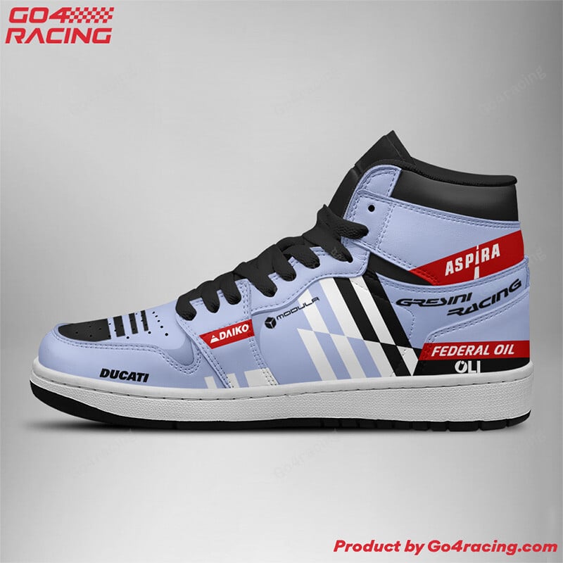 Ideafootwear Honda Factory Racing AJ1 High Sneakers Shoes For Men And Women 1