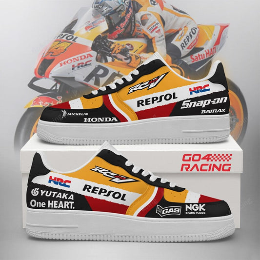 Ideafootwear Honda RC213V Air Low-Top Sneakers Shoes For Men And Women 1