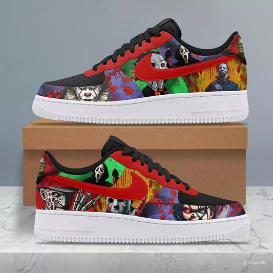 Ideafootwear Horror Air Low-Top Sneakers Shoes For Men And Women 6