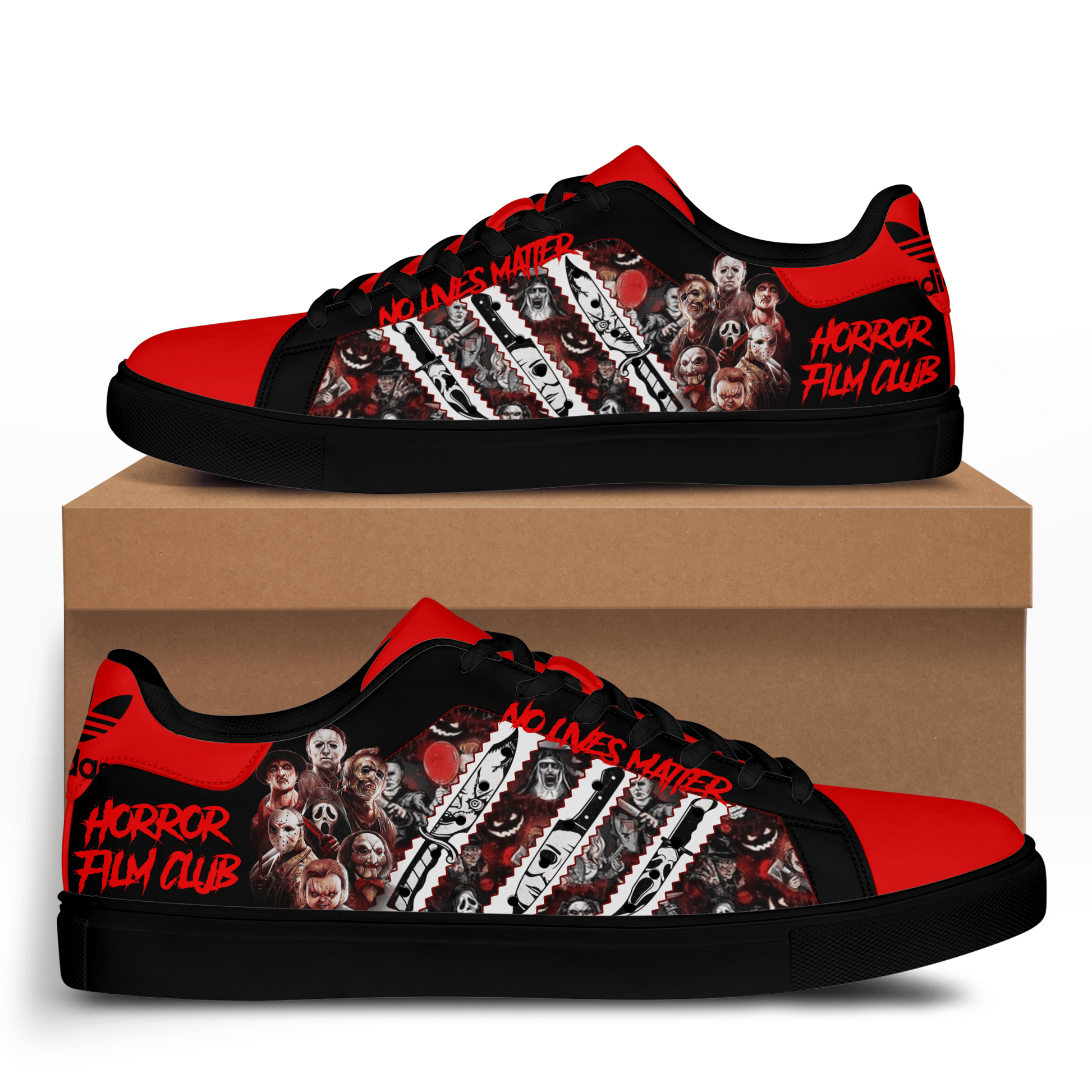 Ideafootwear Horror Movie Skate Stan Shoes Sneakes For Men And Women  1