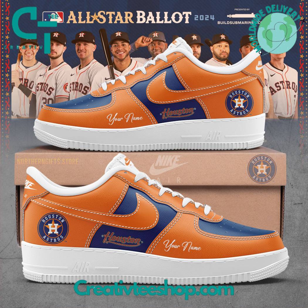 Ideafootwear Houston Astros Air Low-Top Sneakers Shoes For Men And Women 5