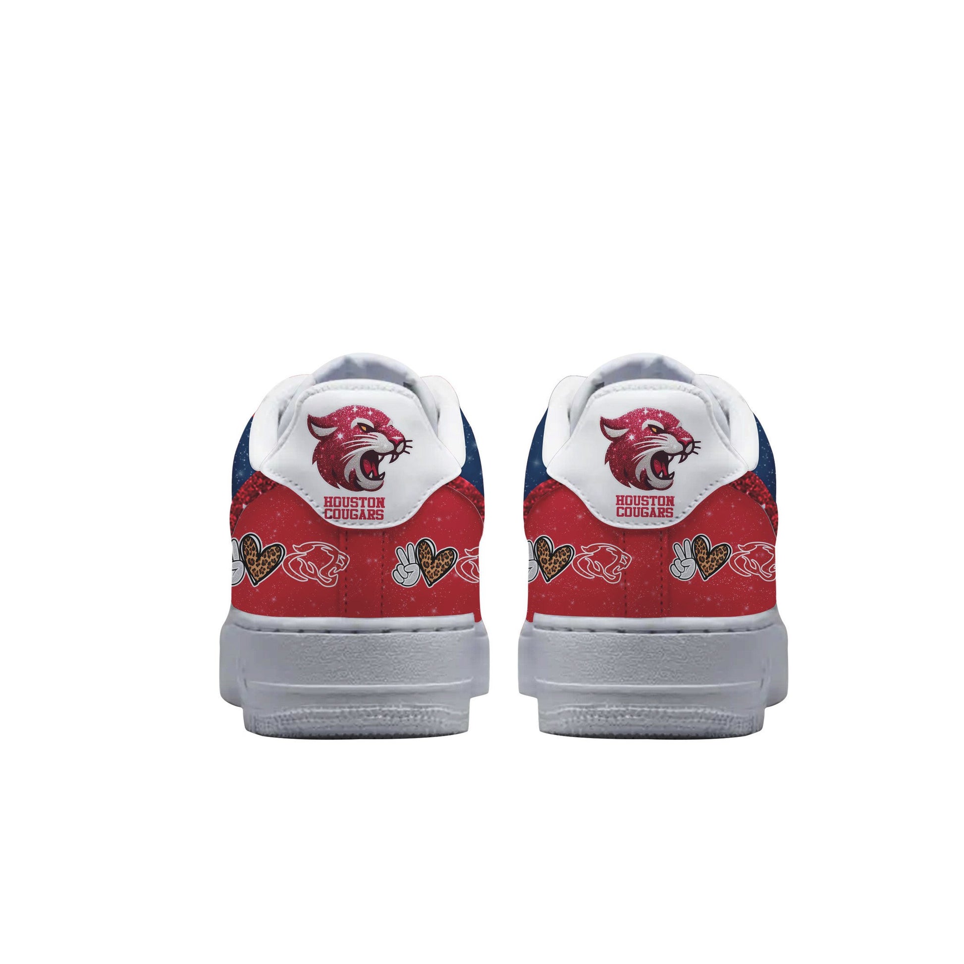 Ideafootwear Houston Cougars Air Low-Top Sneakers Shoes For Men And Women 1