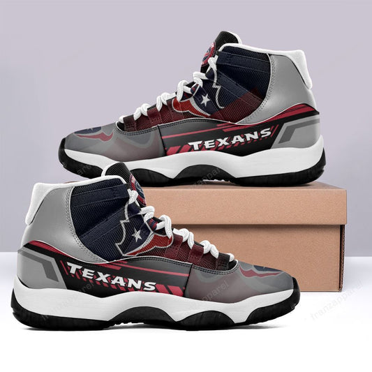 Ideafootwear Houston Texans AJ13 Sneakers Shoes For Men And Women 13