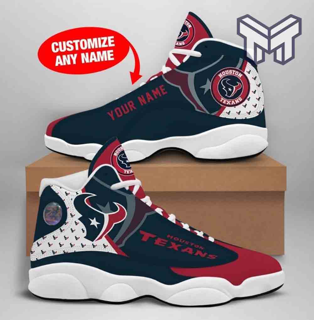Ideafootwear Houston Texans AJ13 Sneakers Shoes For Men And Women 1