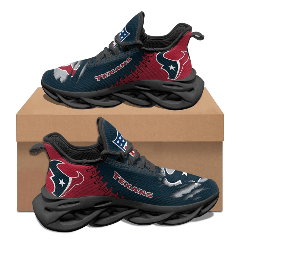 Ideafootwear Houston Texans Max Soul Shoes Sneakers For Men And Women 3