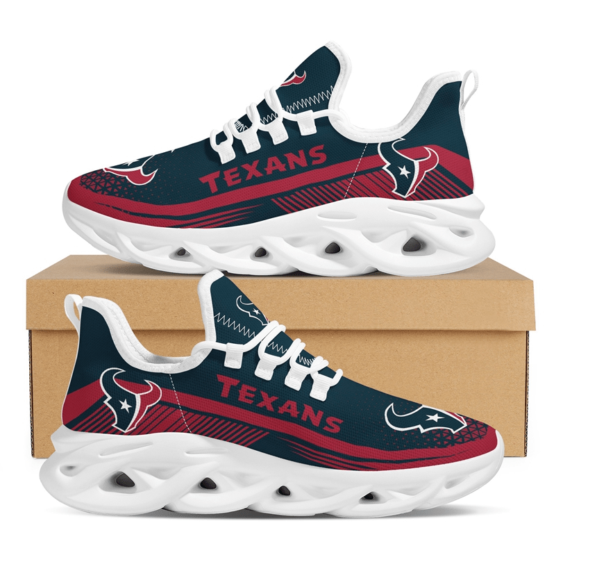 Ideafootwear Houston Texans Max Soul Shoes Sneakers For Men And Women 4