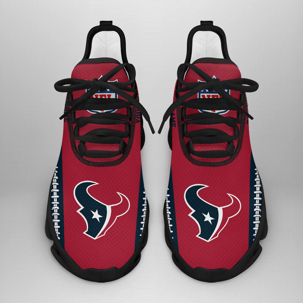 Ideafootwear Houston Texans Max Soul Shoes Sneakers For Men And Women 2