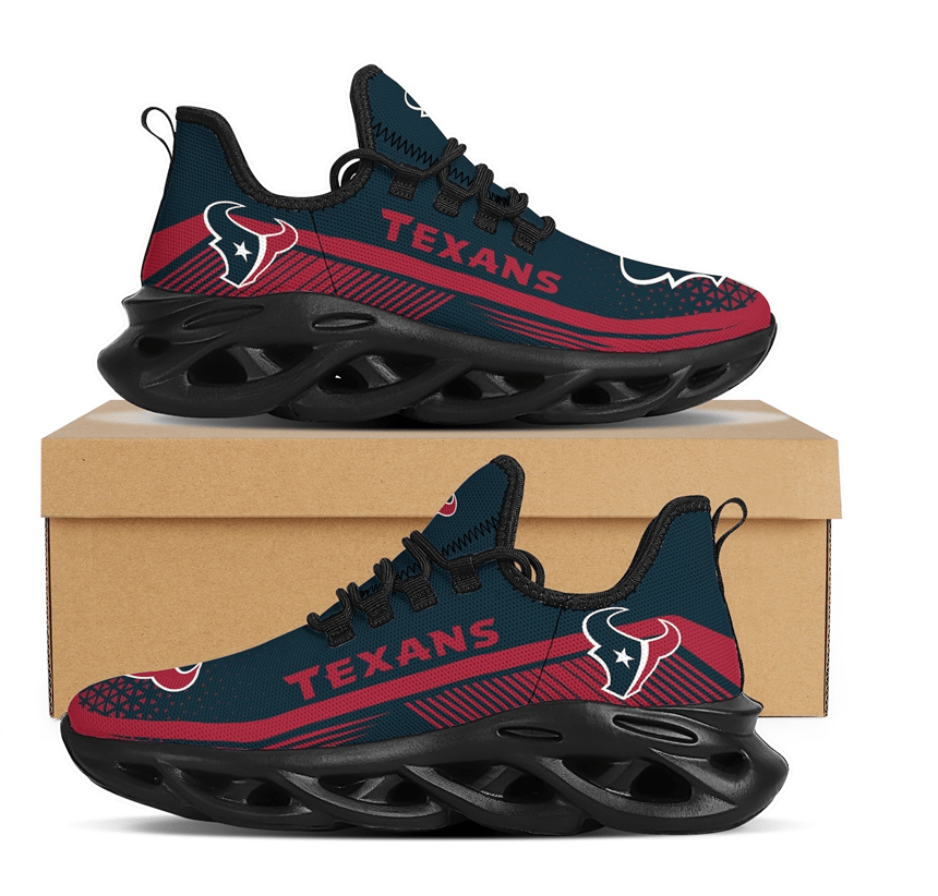 Ideafootwear Houston Texans Max Soul Shoes Sneakers For Men And Women 4