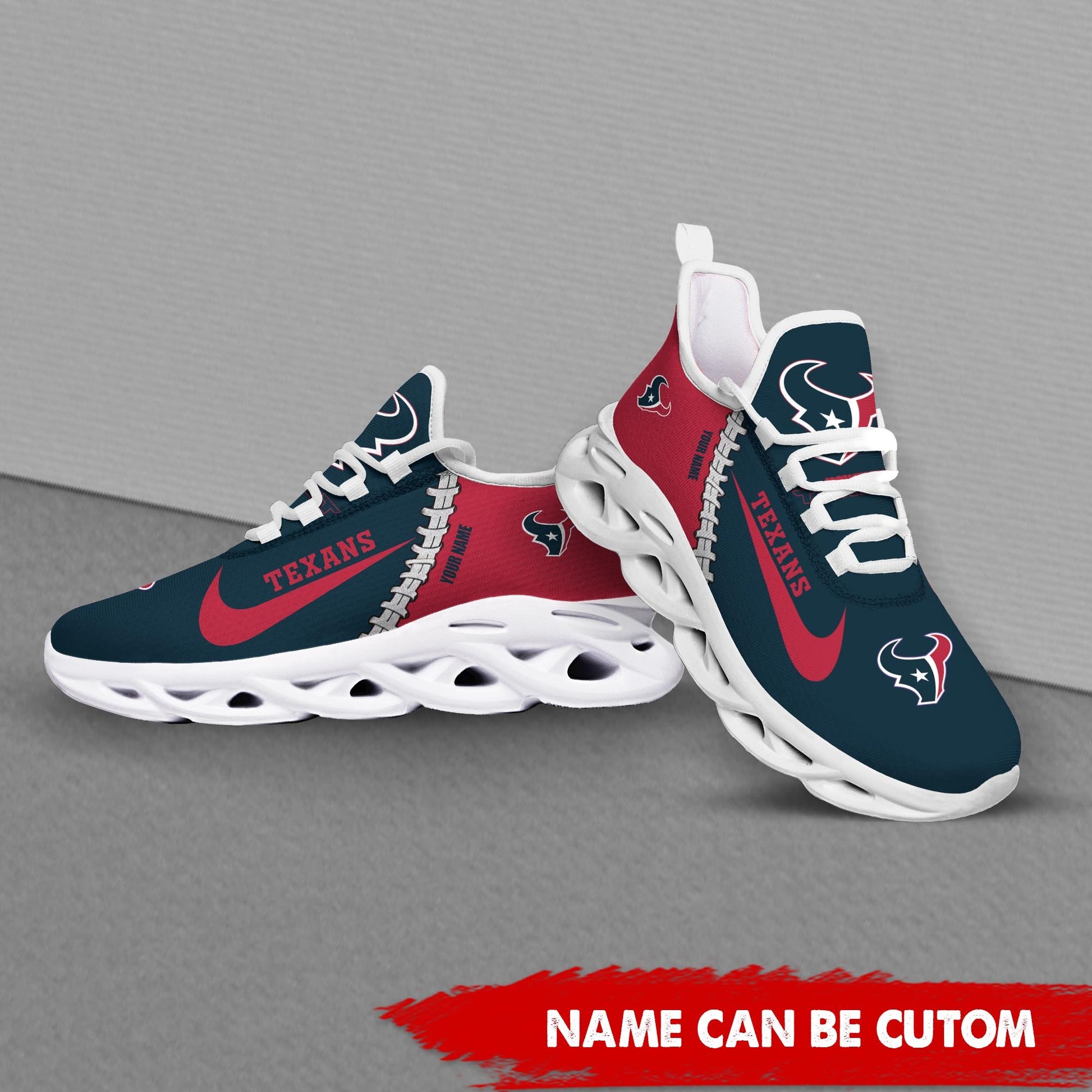Ideafootwear Houston Texans Max Soul Shoes Sneakers For Men And Women 5
