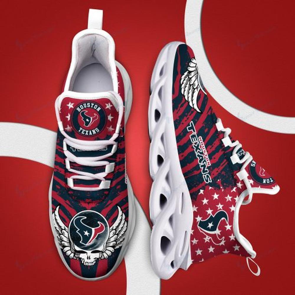 Ideafootwear Houston Texans Max Soul Shoes Sneakers For Men And Women 11