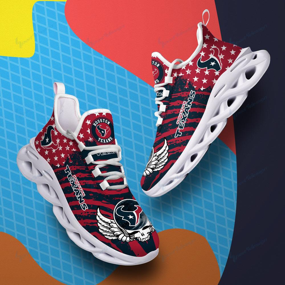 Ideafootwear Houston Texans Max Soul Shoes Sneakers For Men And Women 11