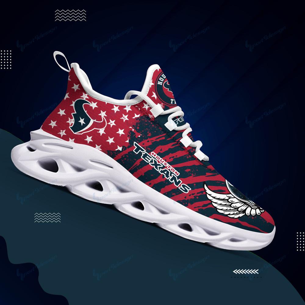Ideafootwear Houston Texans Max Soul Shoes Sneakers For Men And Women 11