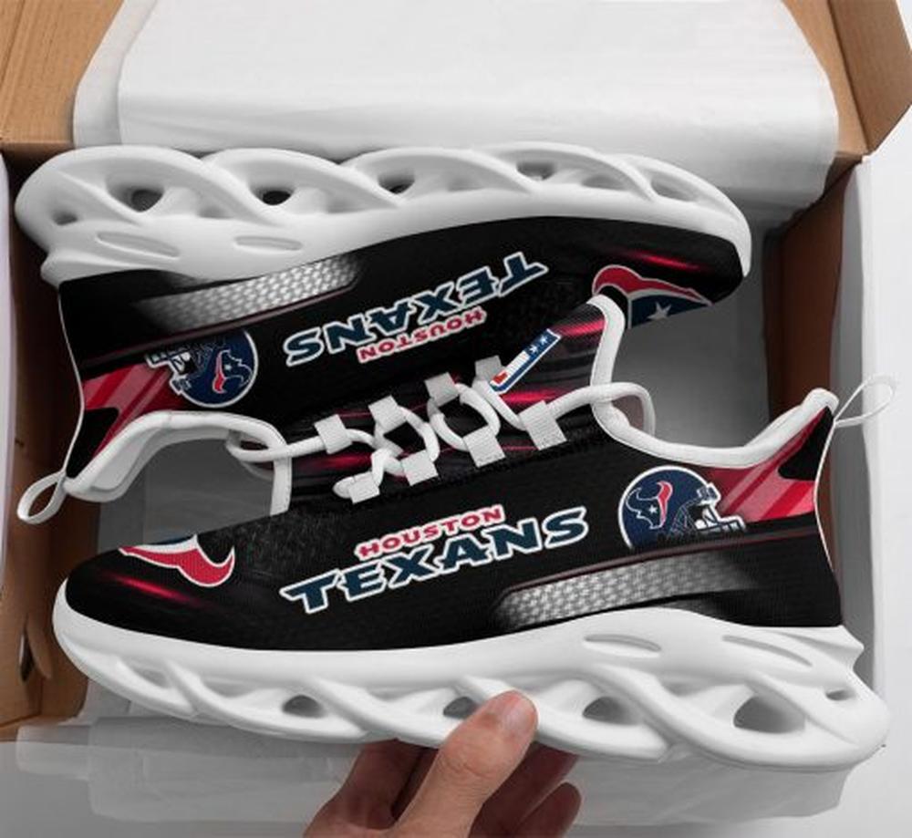 Ideafootwear Houston Texans Max Soul Shoes Sneakers For Men And Women 12