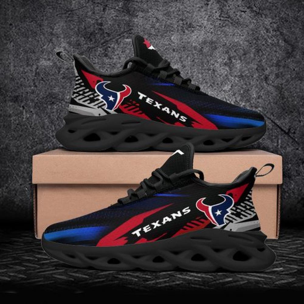 Ideafootwear Houston Texans Max Soul Shoes Sneakers For Men And Women 8
