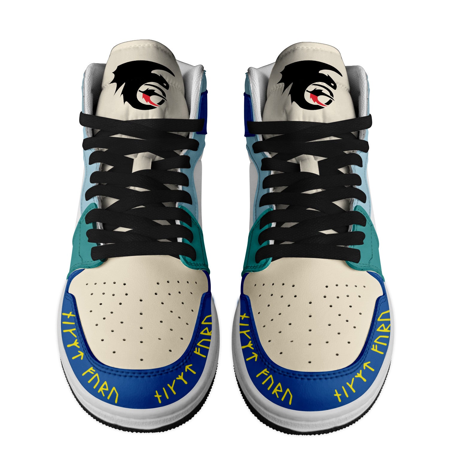 Ideafootwear How to Train Your Dragon AJ1 High Sneakers Shoes For Men And Women 2