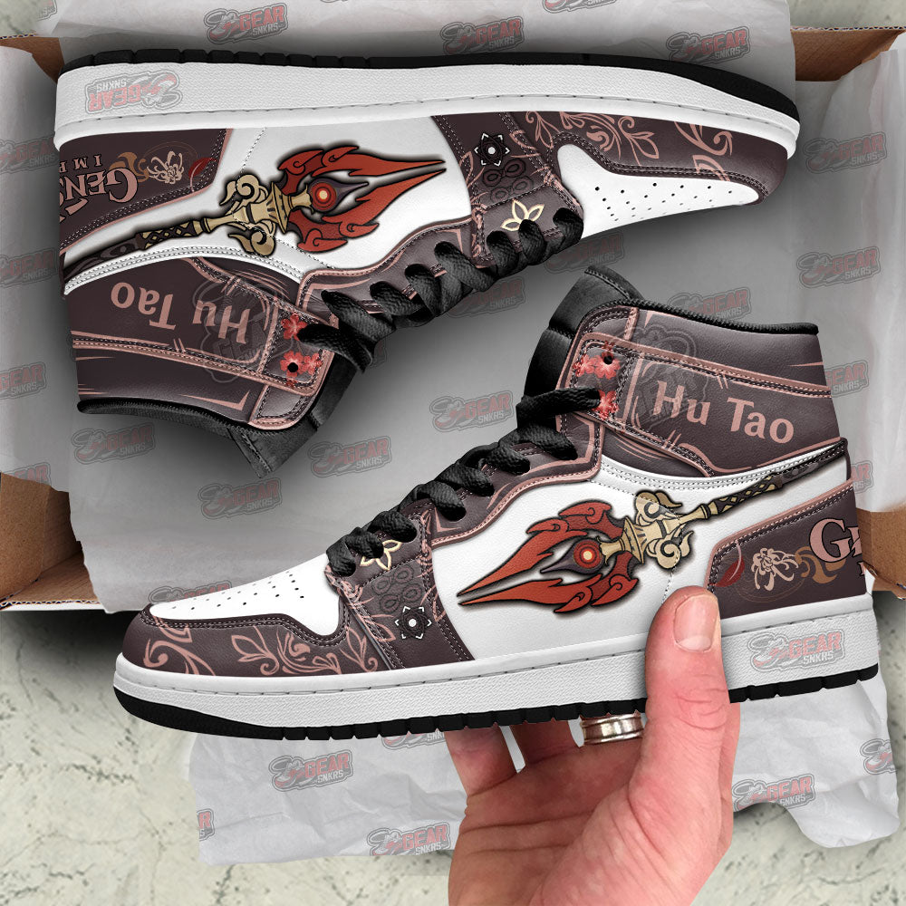 Ideafootwear Hu Tao Genshin Impact AJ1 High Sneakers Shoes For Men And Women 2