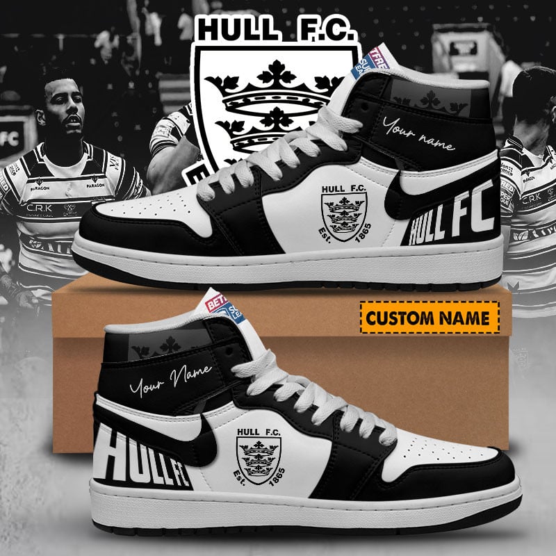 Ideafootwear Hull Football Club AJ1 High Sneakers Shoes For Men And Women 1