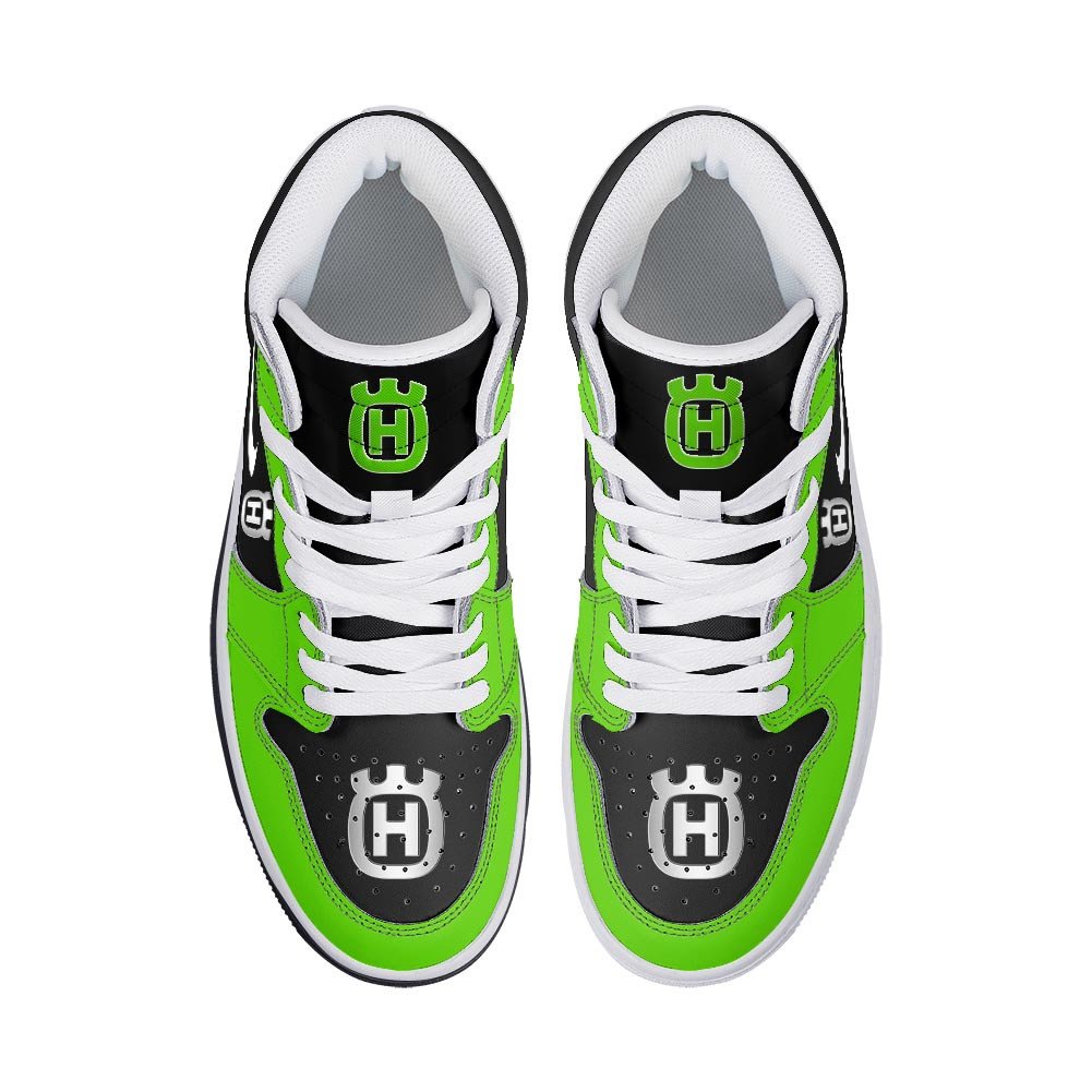 Ideafootwear Husqvarna AJ1 High Sneakers Shoes For Men And Women 1