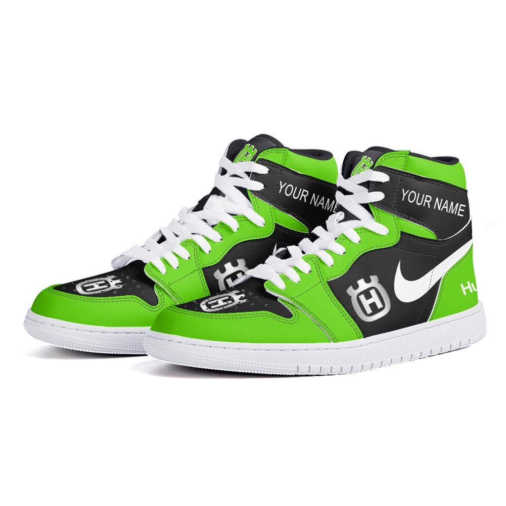 Ideafootwear Husqvarna AJ1 High Sneakers Shoes For Men And Women 1