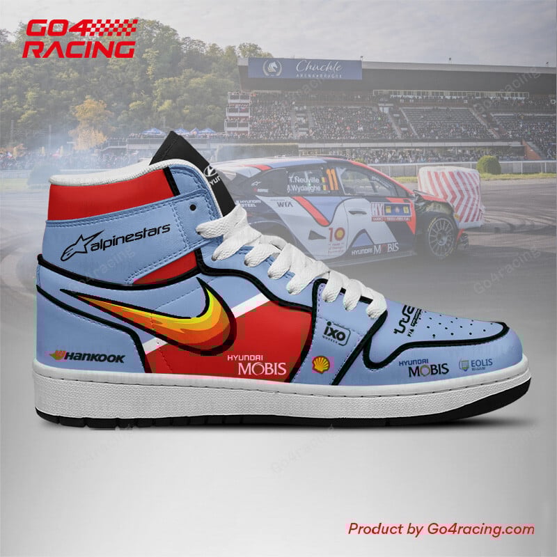 Ideafootwear Hyundai Shell Mobis AJ1 High Sneakers Shoes For Men And Women 1